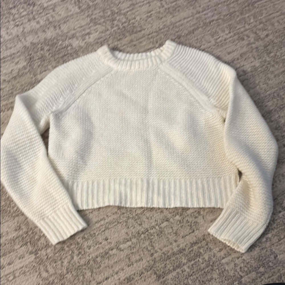 A New Day White Crew Neck Sweater